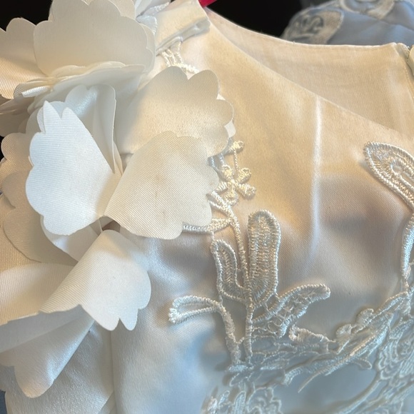 White Flower Girl Dress Trish Scully // 3T - Picture 3 of 8